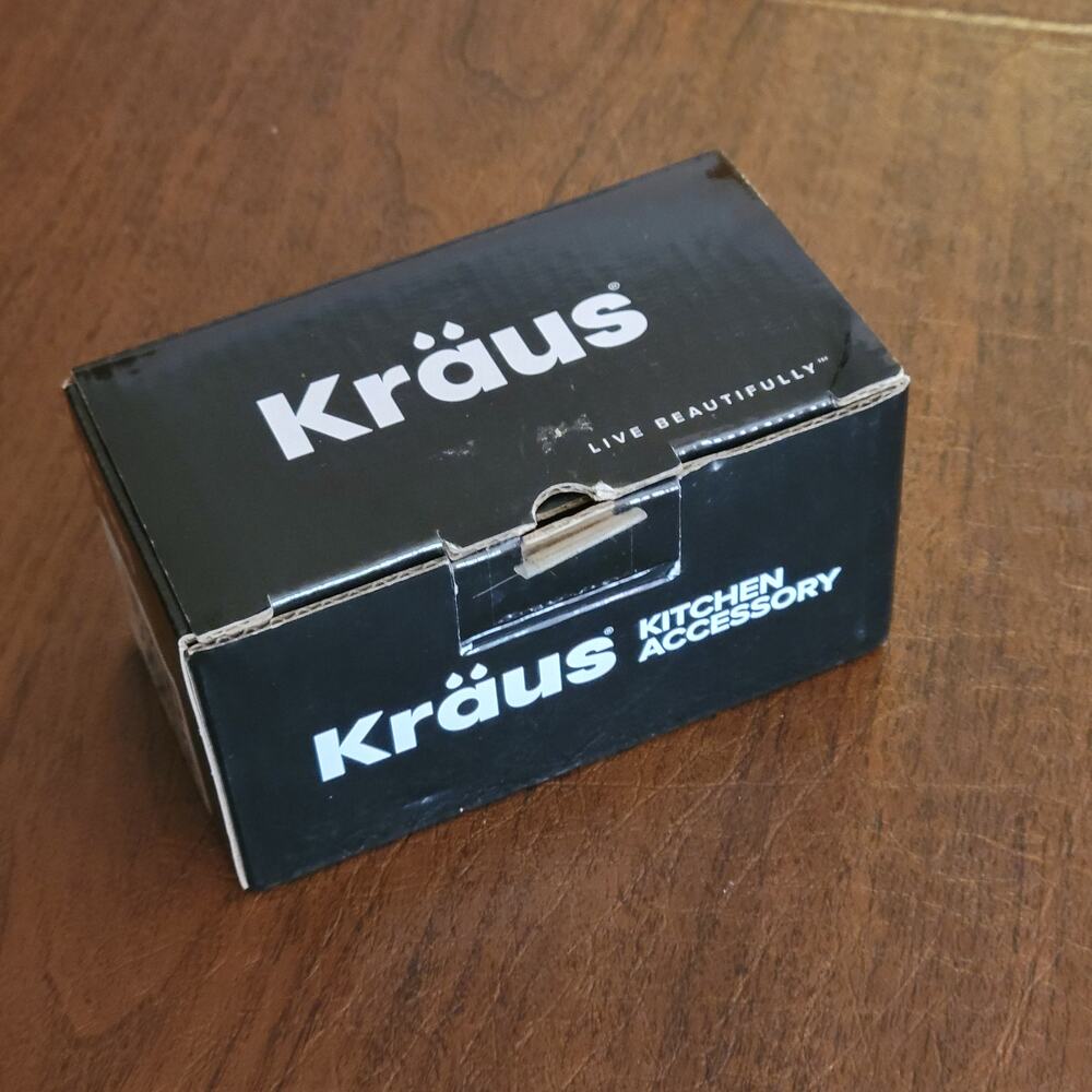 KRAUS KWDB-20BB Garbage Disposal Air Switch Button Brushed brass New